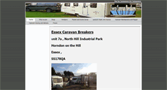 Desktop Screenshot of essexcaravanbreakers.co.uk