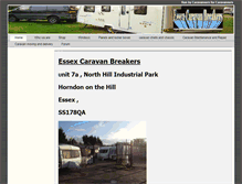 Tablet Screenshot of essexcaravanbreakers.co.uk